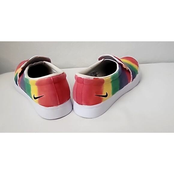 Nike SB Zoom Stefan Janoski Slip-On Rainbow Tie-Dye Canvas Shoes Size 8.5 US... - Picture 5 of 8